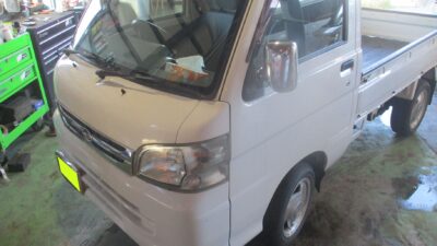 ハイゼットトラック【S200P】エアコン効かない・詰まり修理　【三重県多気郡明和町】